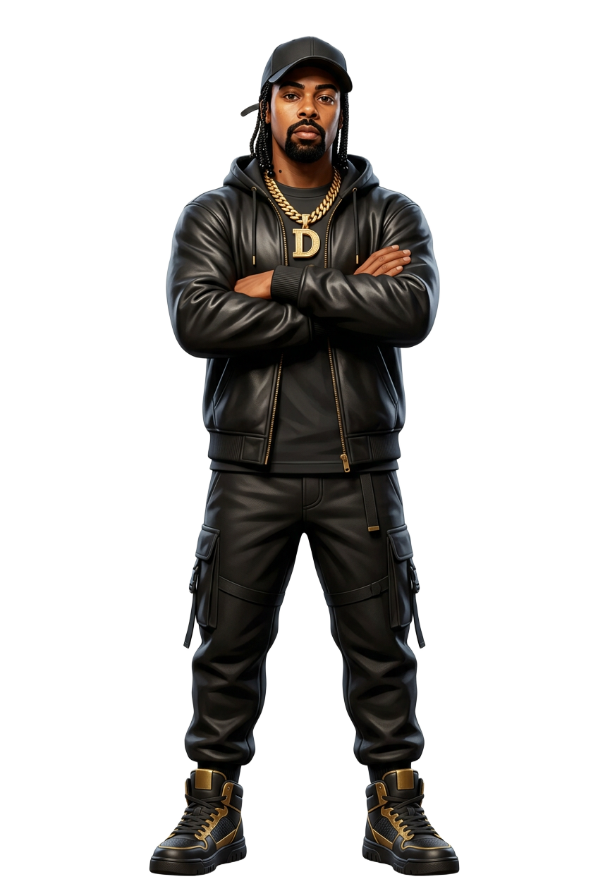 Crypto Richie standing in Crypto Richie World