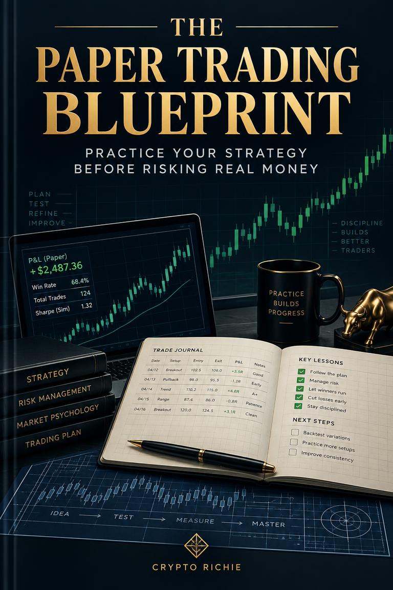The Paper Trading Blueprint ebook cover